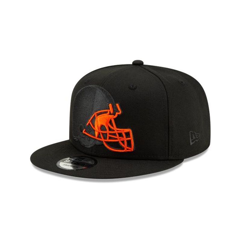 NFL Cleveland Browns Logo Elements 2.0 9Fifty Snapback (FHM6029) - Black New Era Caps